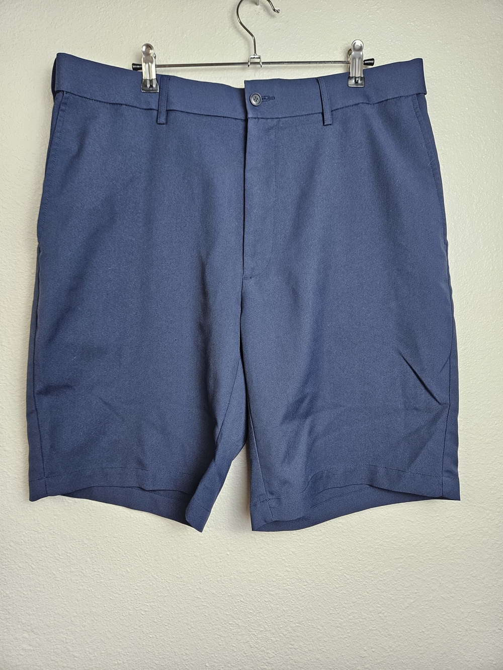 Grand Slam Men's Navy Flat Front Golf Shorts Size 36